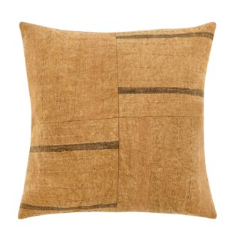 Origin Chestnut Brown Square Pillow