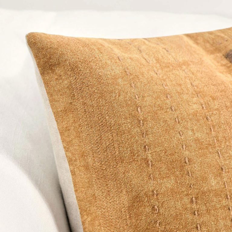 Origin Chestnut Brown Square Pillow - Image 4