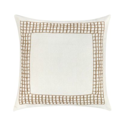 Marina White Square Pillow