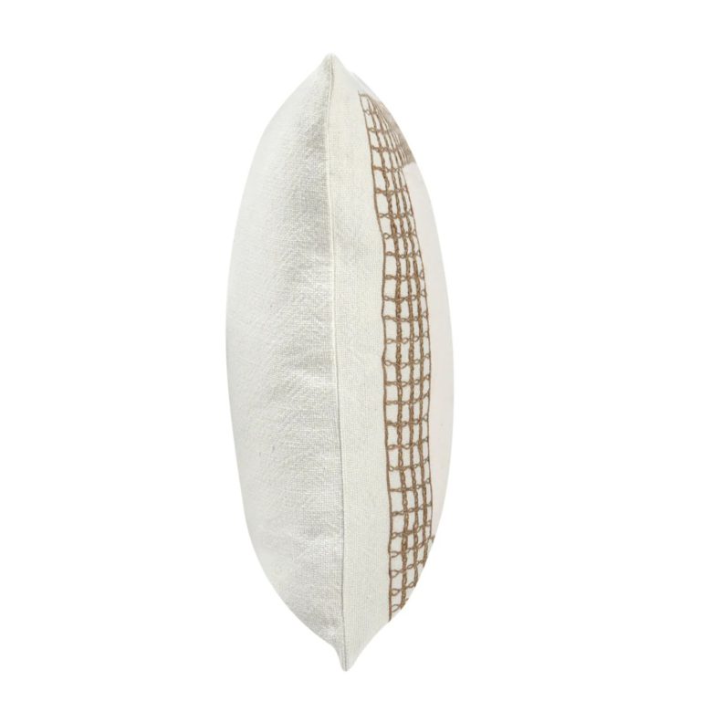 Marina White Square Pillow - Image 5