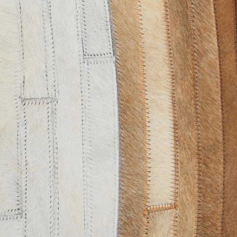 Meru Hide Tan Square Pillow - Image 4