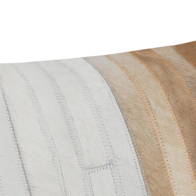 Meru Hide Tan Square Pillow - Image 2