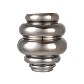 Ribbed Glass Vase