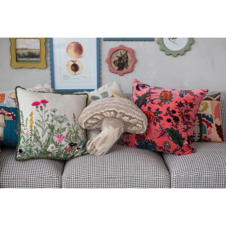 20"Sq Cotton Velvet Printed - Image 4